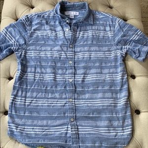 Old Navy Men’s Striped Short Sleeve Button down